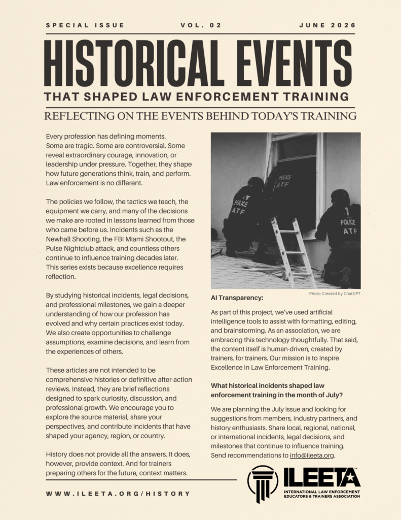 June 2026 Historical Events That Shaped Law Enforcement Training