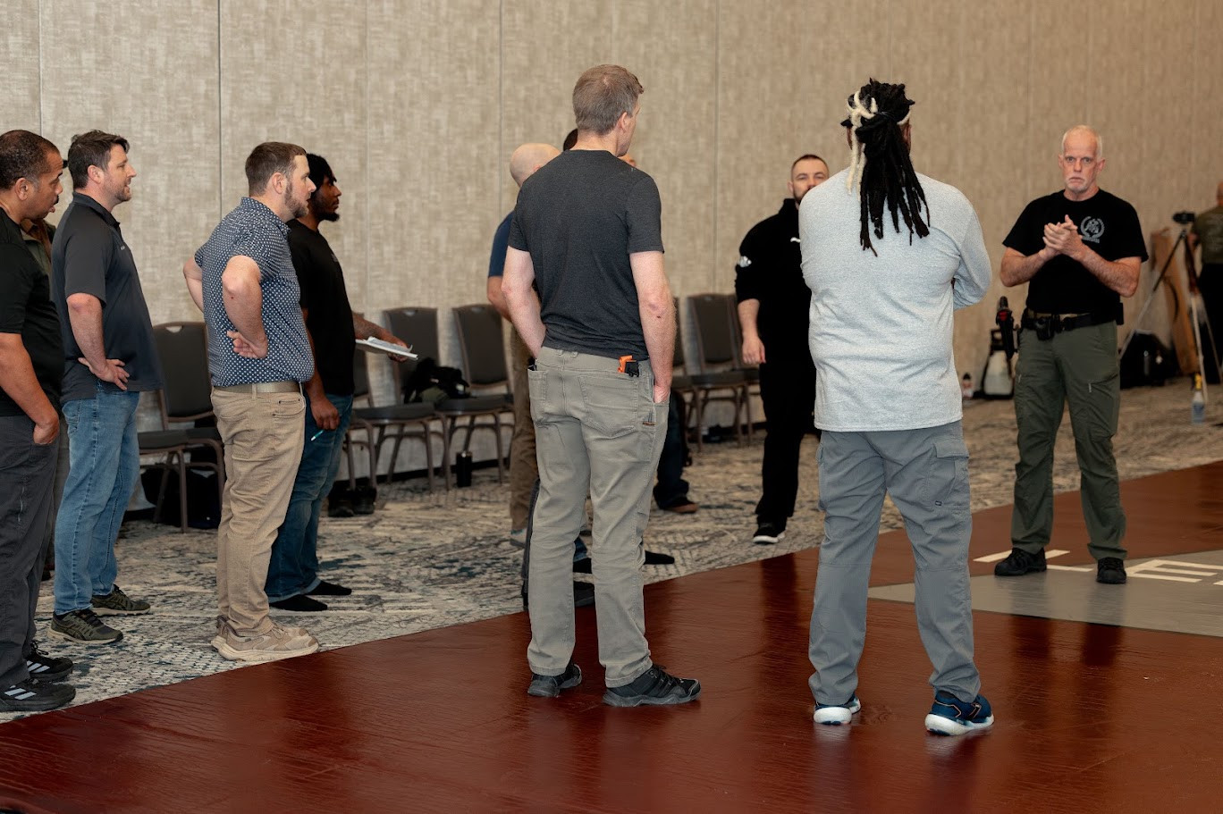 Hands-on defensive tactics training