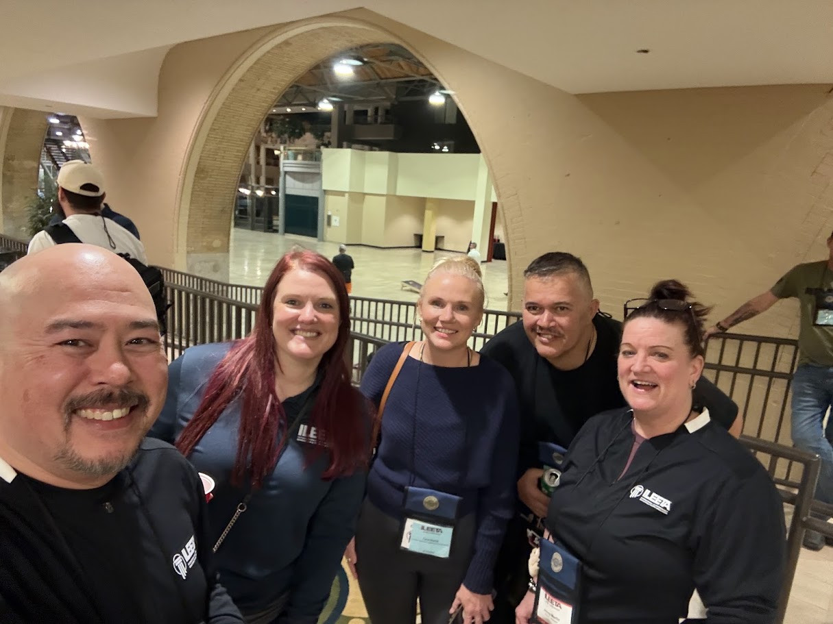 International ILEETA members connecting at the conference
